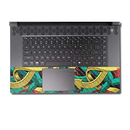 Image of MightySkins Carbon Fiber Skin Compatible With Alienware M17 R5 (2022) Full Wrap Kit - Triadic Arrows | Protective, Durable Textured Carbon Fiber Finish | Easy To Apply & Change Style | Made in the USA
