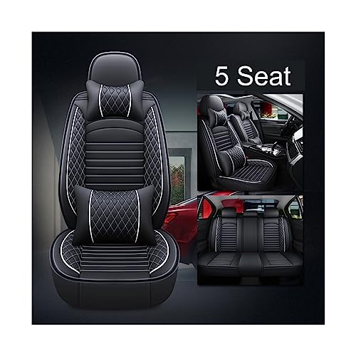 jo[T 5 V[g J[V[g Jo[ VW | St pT[g CC gD[ Tig/uan To/ureg To/uareg tF[g T-ROC }`o J[ANZT[ɑΉ(Black White 5 Seat-01)