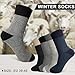 Imagen de MOSOTECH 5 Pares Calcetines Térmicos Hombre de Invierno