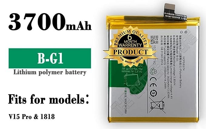 Image of Original B-G1 Battery for Vivo V15 Pro / 1818 PD1832F EXo Battery with 6 Month Warranty ** (Y00000249)