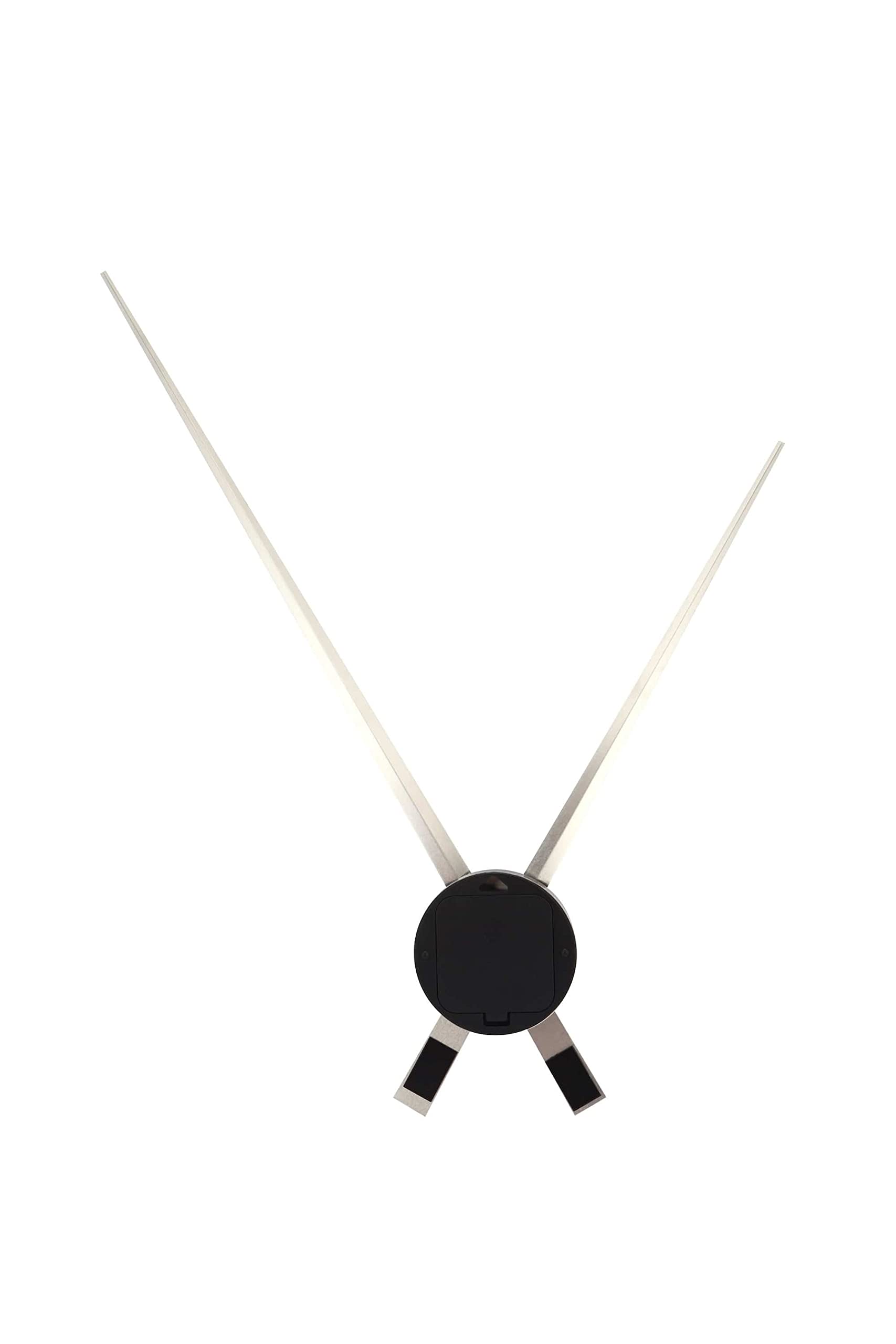 Nextime 2269zw - Manecillas de reloj de pared;Nextime - 2269zw - Pendule Mural - 90cm de diamètre - Quartz Analogique -aluminuim - Chiffres Noirs - " Hands "