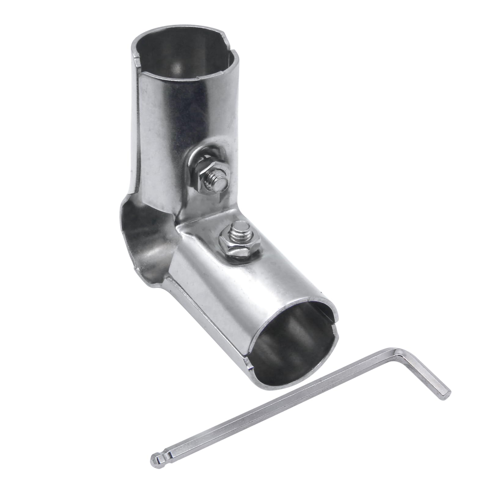 Abrazaderas De Tubo En T De Acero Inoxidable – Para Tubos De 25 Mm, 4 Unidades, Sin Necesidad De Soldar