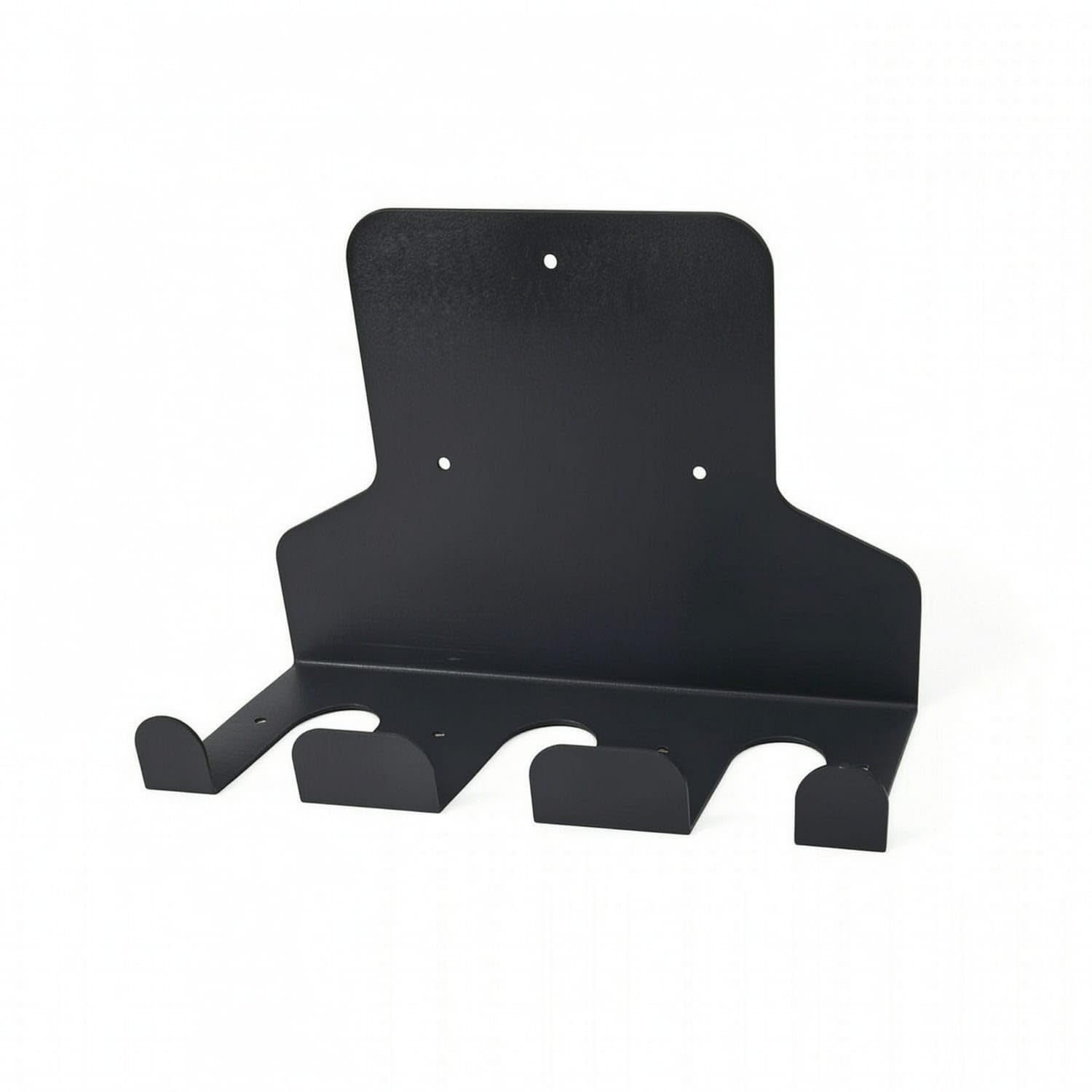 Multi-Slot Bar Wall Rack Compact Metal Rack with Cradles Space-Saving Wall Mount Bar Hanger Easy to Use for Home Gym Owners, Athletes, Garage, Fitness Studio, T258 Tool Rack-image-41