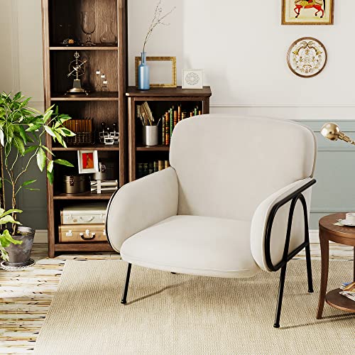 Sillón Plegable Terciopelo Beige