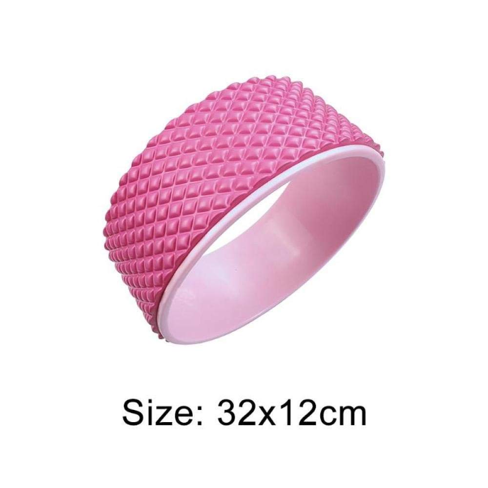 Ruota circolare for yoga e pilates in TPE, rullo for fitness, anello for for modellare la vita, for bodybuilding, strumento for l'allenamento della schiena