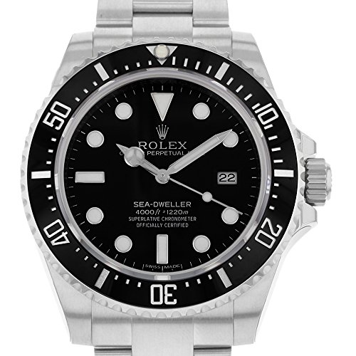 Rolex Seadweller Black Dial Stainless Steel Mens Watch 116600BKSO2