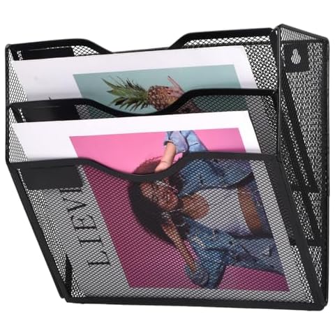 Pinsheng 3 Tier Metal Wall File Organiser Cover