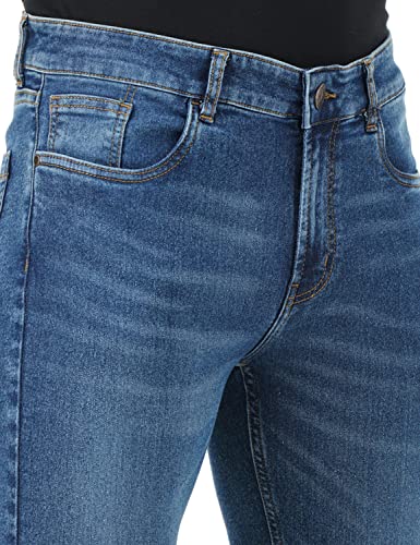 Image of INKD Men's Stretchable Regular Fit Contrast Stitch Jeans
