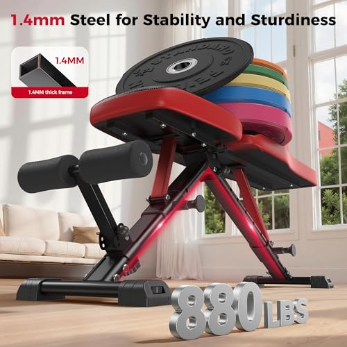 Image of FLYBIRD Adjustable Weight Bench, Full Body Workout Bench for Home Garage Gym Strength Training, Incline Flat Decline for Sit Up Bench Press