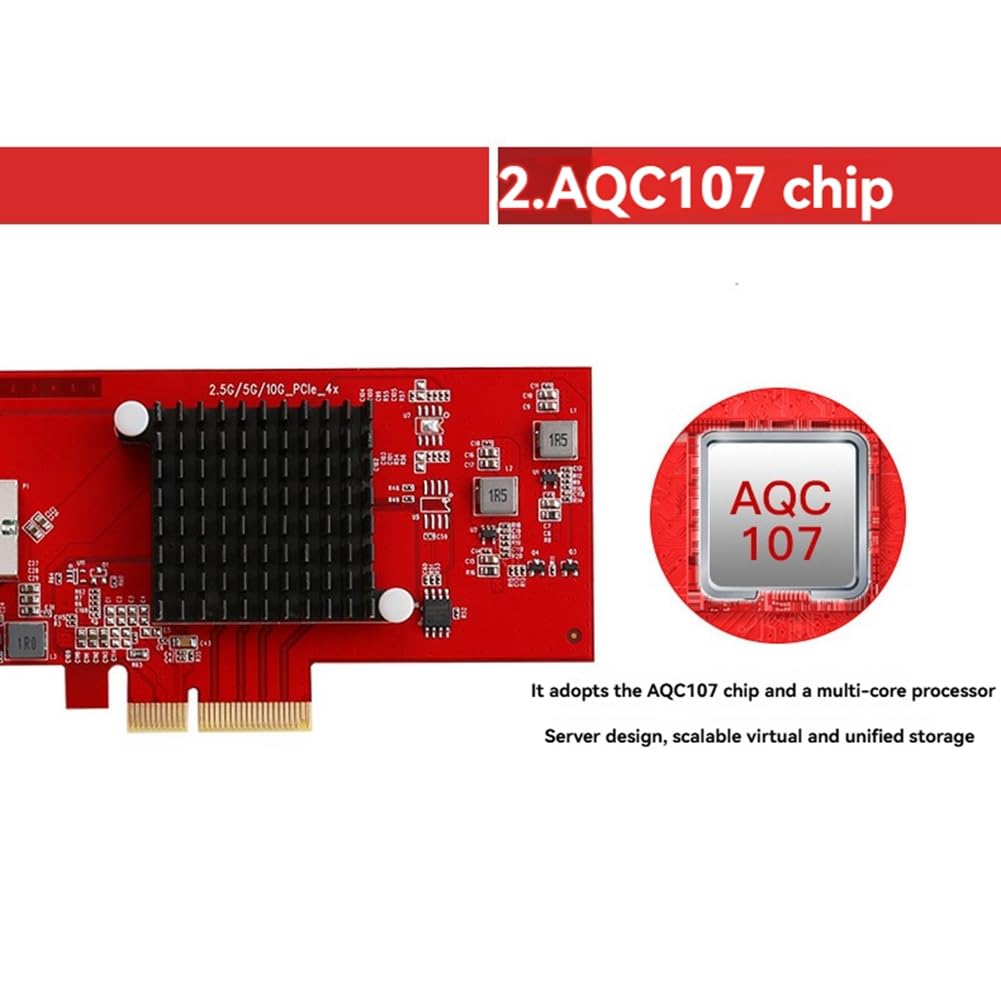 Scheda di Rete Server 10G Server Rosso