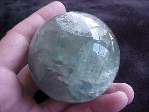 Gemqz D3607 Green Fluorite Sphere Nice China !!!