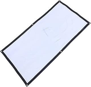 MUSISALY 1 Set Projector Screen Cloth Folding Screen Outdoor Screen Outdoor Projector Screen Retractable Projector Screen Home Screen for Foldable Projector Screen Office Projector Screen
