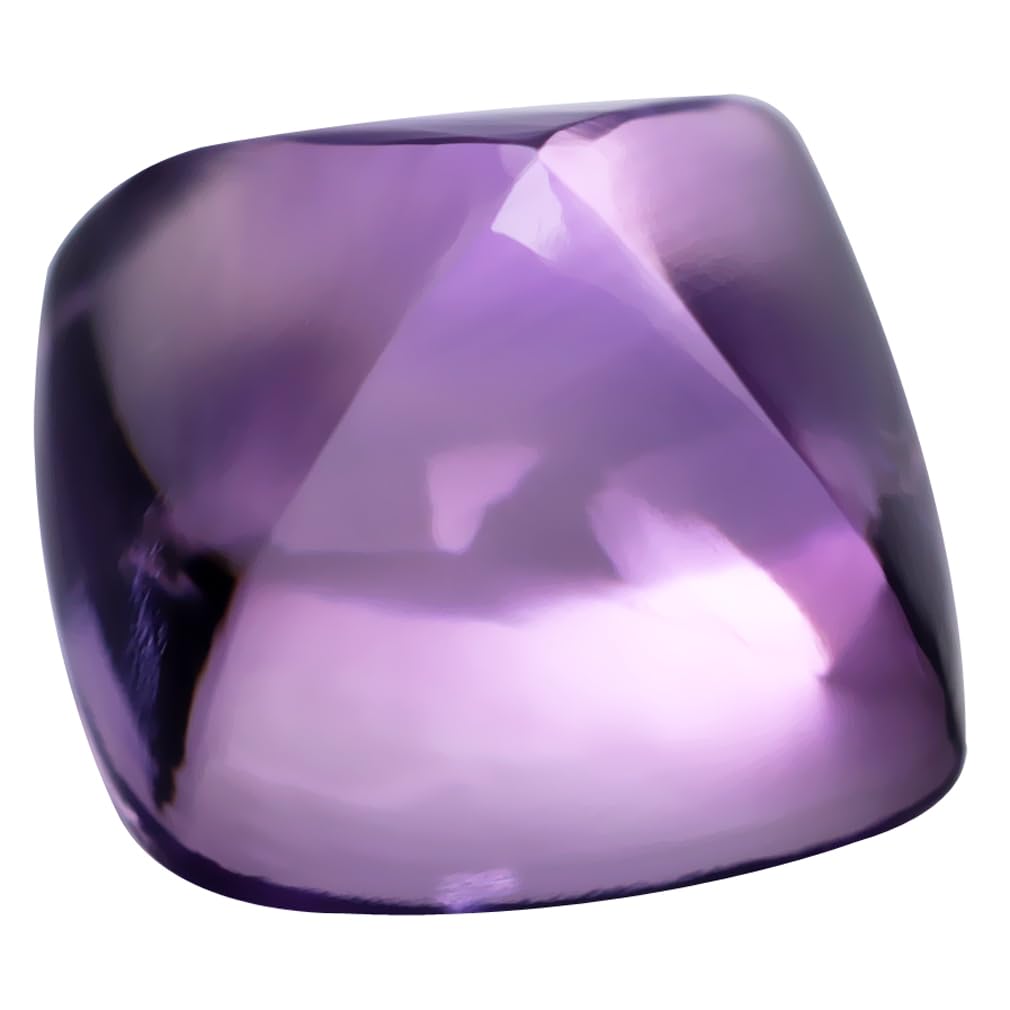 Pietra Preziosa Ovale Ametista Viola Brasiliana 4.50 Ct Ovale 12x10 Mm - Pietra Preziosa Naturale Non Trattata Pietra Naturale Non Trattata - Foto 8