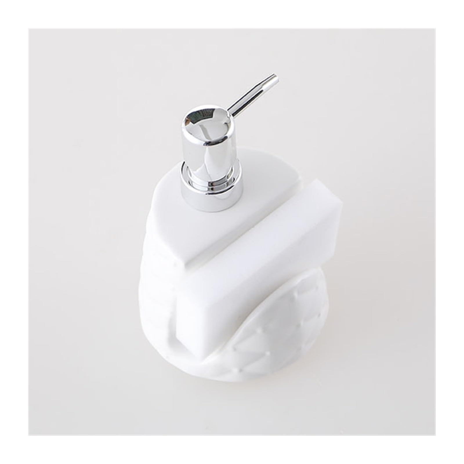 Dispenser Sapone Bagno Dispenser Sapone Cucina Dispenser di sapone bianco for shampoo, sapone for piatti, gel doccia, bottiglia di sapone in ceramica (400 ml/13,52 oz) Dosatore Detersivo Lavatrice