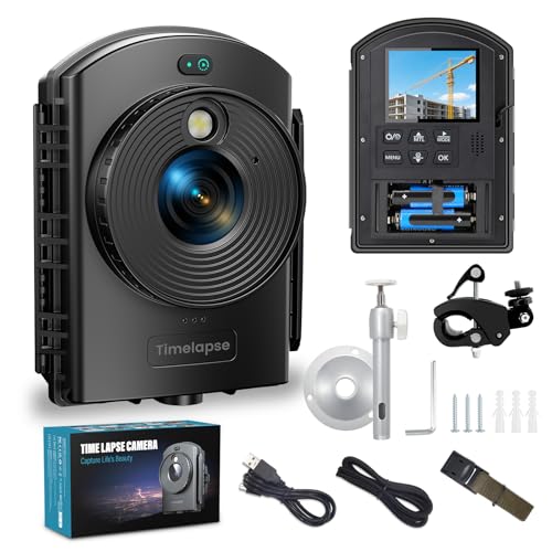 Time Lapse Camera Outdoor - 1080P IR Waterproof