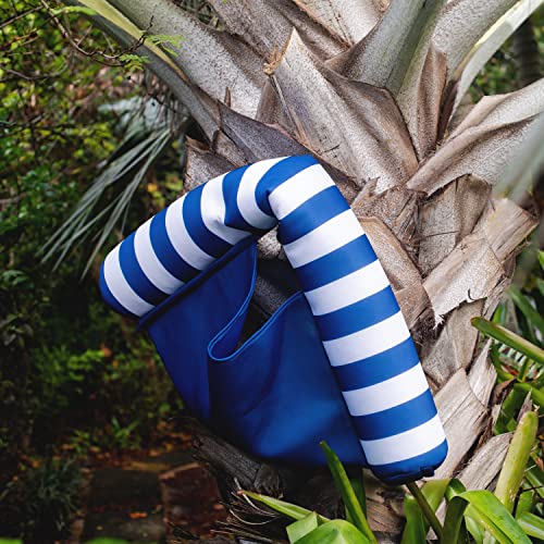 Image of Big Joe Noodle Sling, No Inflation Needed, Pool Float with Armrests, Quick Draining Fabric, Cup Holder