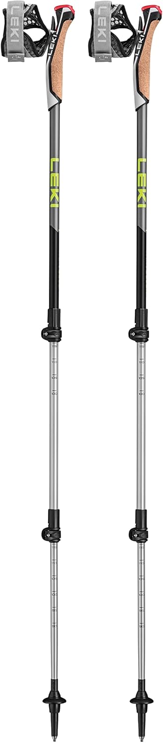 LEKI Traveller Alu Aluminum Adjustable Lightweight Trekking Poles for Hiking & Nordic Walking LEKI Traveller Alu Aluminum Adjustable Lightweight Trekking Poles for Hiking & Nordic Walking