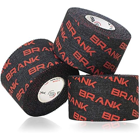 BRANK SPORTS® Finger Strap for Weightlifting or Crossfit to Prevent Rubbing and Protect the Skin | 30' Long and 1.5" Wide | Cohesive Tape Anti-Perspirant for a Performing Grip Cover