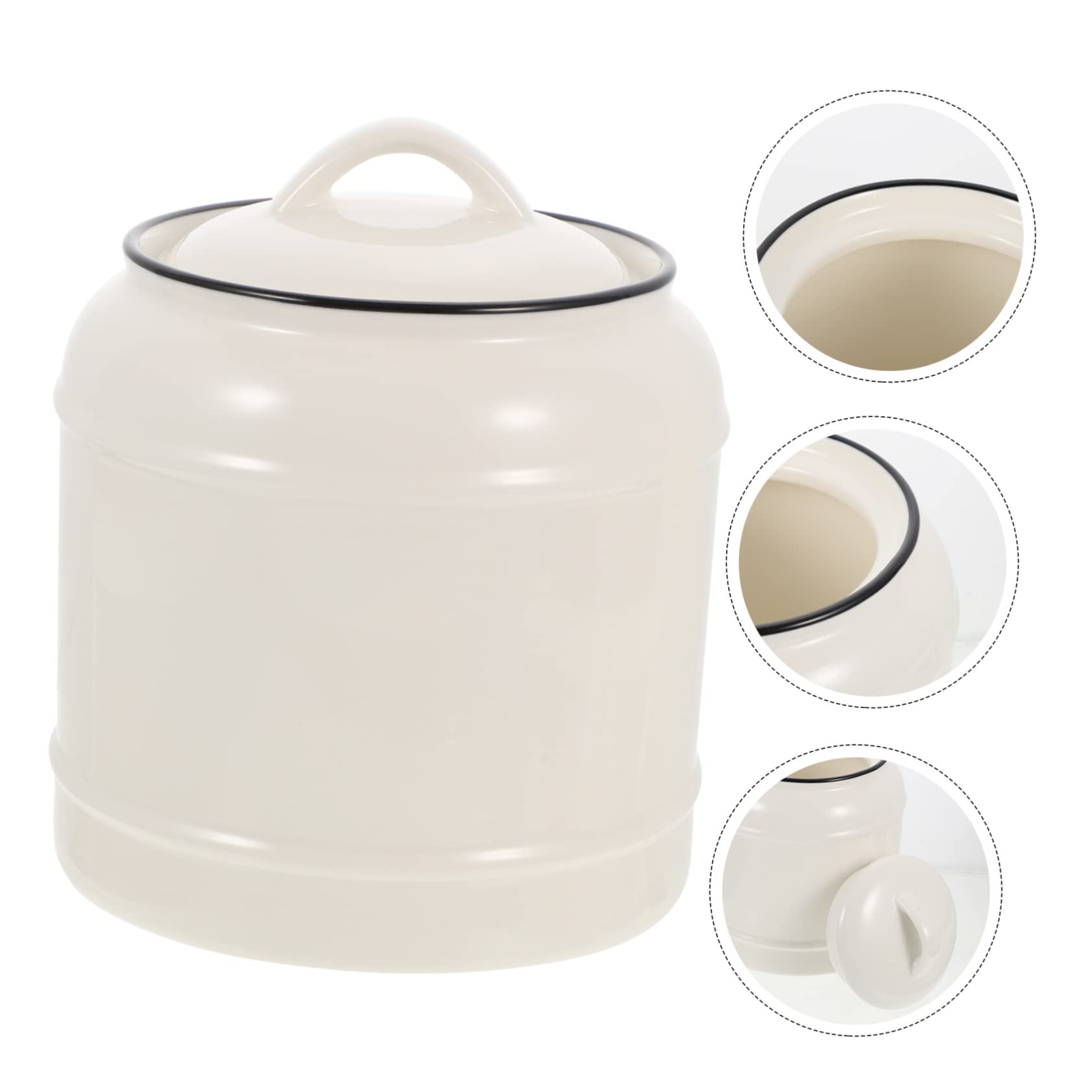 MAGICLULU Bouilloire à Sucre Avec Couvercle En Céramique