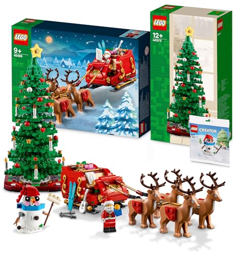 Lego Weihnachten 2024 Bundle – Lego Weihnachtsbaum & Schlitten des