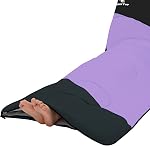 GEERTOP Sac de couchage pour camping, Sacs de couchage légers pour adultes Enfants Été chaud Temps froid Randonnée Voyage