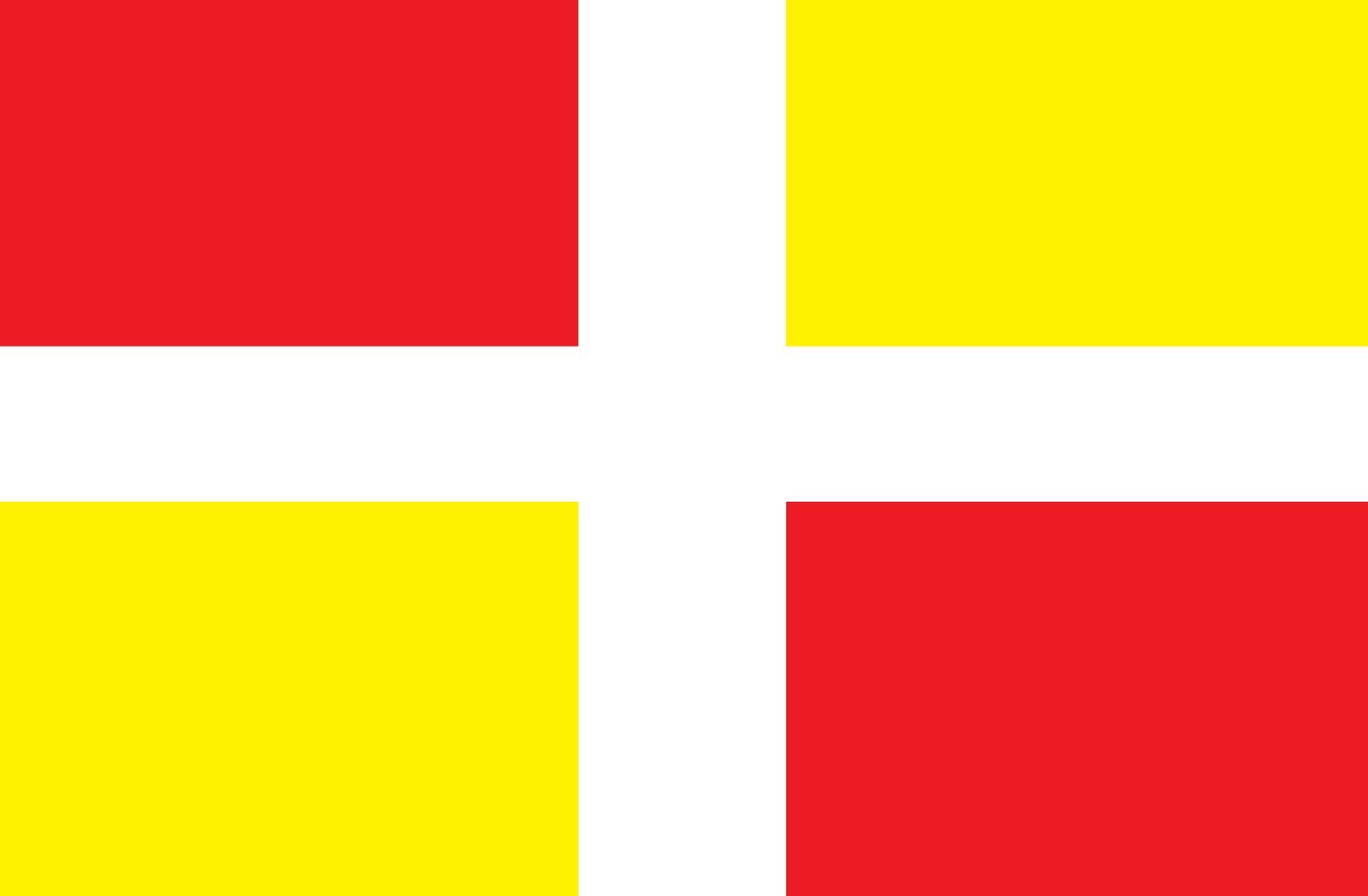 Drapeau Large Mirandese pour décorer votre salon ou célébrer les fêtes régionales