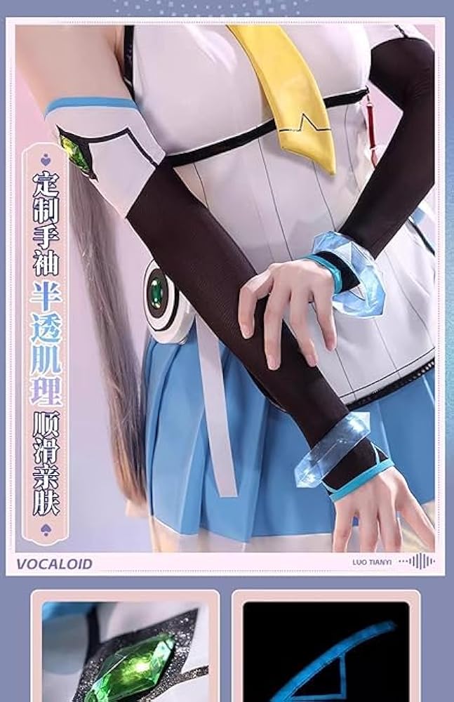 Amazon.co.jp: 洛天依（ルォ・テンイ） コスプレ衣装+イヤホン