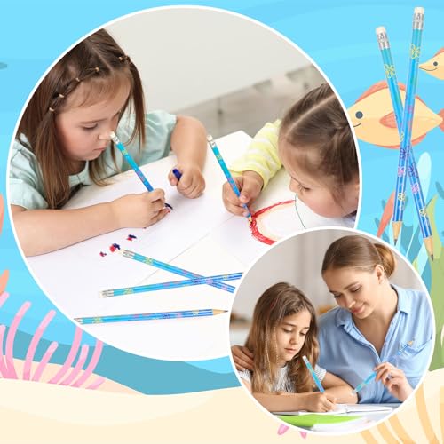 Lápices de grafito AnyDesign pack x48 con borrador miniatura 7
