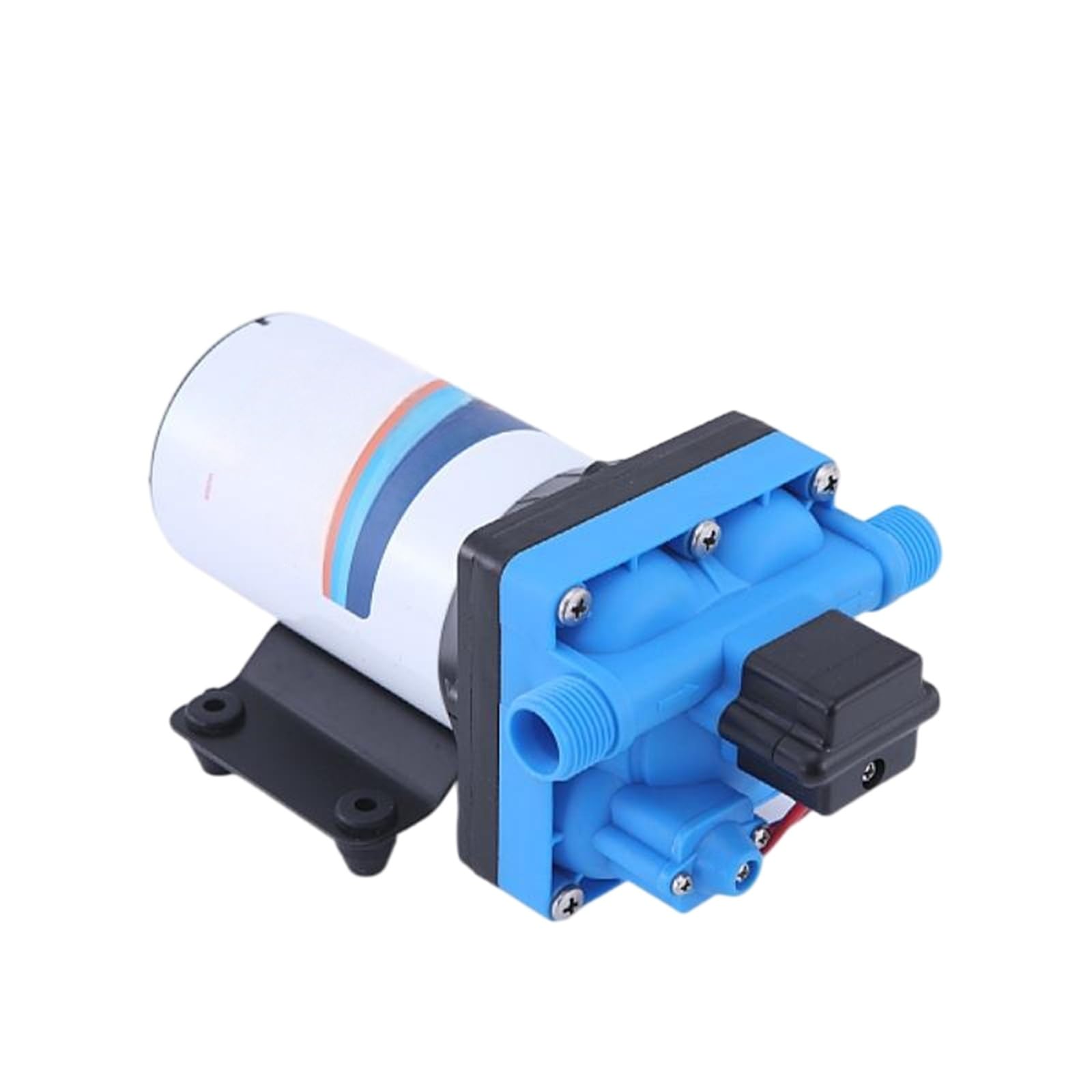 5.5GPM Miniature DC Electric High-Voltage Diaphragm Water Pump 24V Sprayer Car Wash Irrigation 12V Self-Priming Booster,Safe and Smooth(12V)