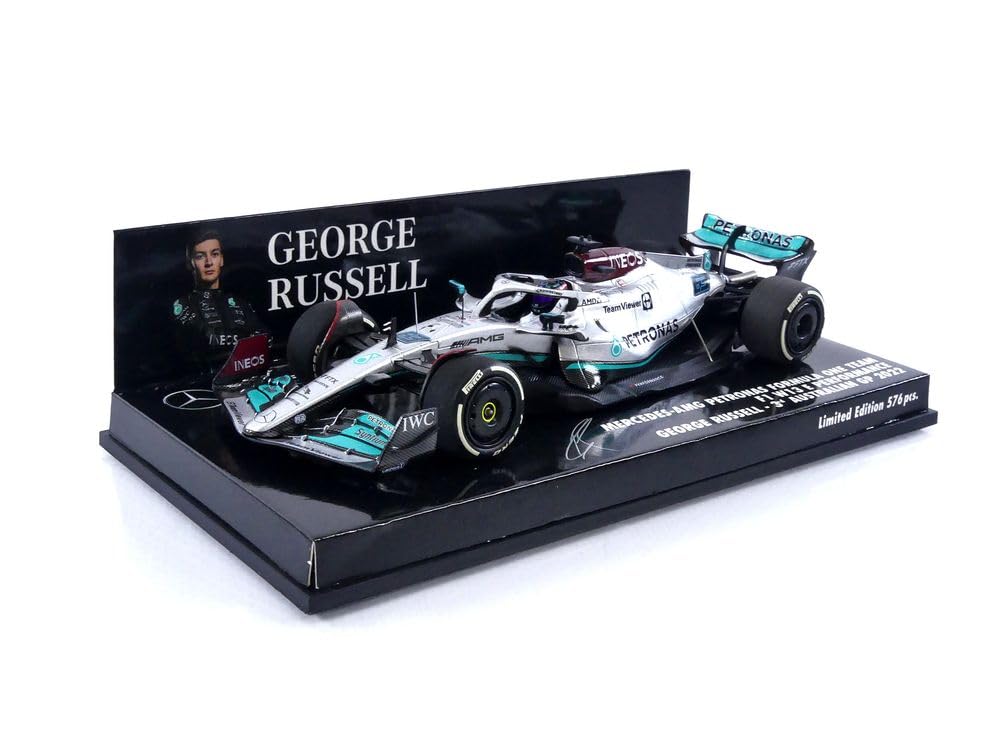 Minichamps 1:43rd Mercedes AMG Petronas F1 George Russell 3rd Australian GP 2022