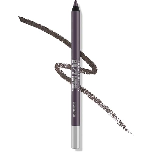 Urban Decay 24/7 Glide-On Waterproof Eyeliner Pencil - Smudge-Proof, Long-Lasting, Transfer-Proof, Up to 16HR Wear, Smooth No-Tug Formula, Hydrating Color Liner With Vitamin E & Jojoba Oil - 0.04 oz