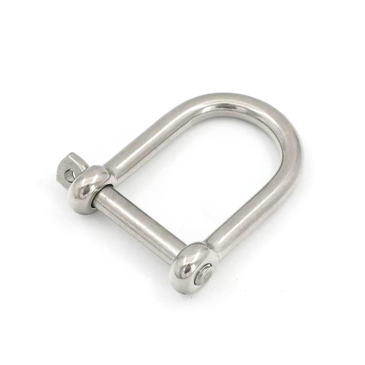 Marine Schäkel - 316 Edelstahl D-Ring für Ankerkettenverbindung, extra breiter langer Schäkel für Marine Rigging und Drahtseil
