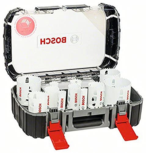 Bosh 2608594064 Coffret de 13 Scies-trépan progressor universal 20/22/ 25/32/ 35/40/ 44/51/ 60/68/ 76 mm