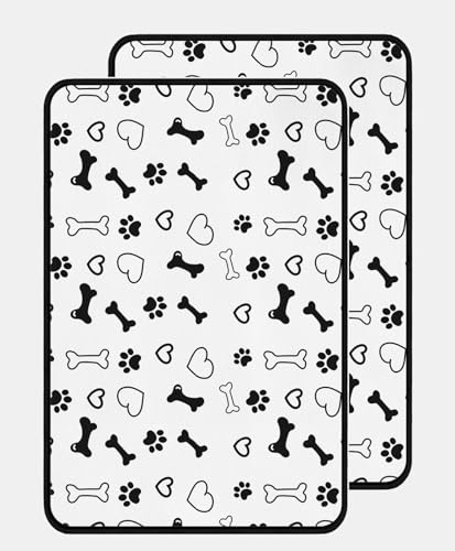 Tapete Higiênico Lavável para Cães YOLOPET – Impermeável, Reutilizável, Vários Tamanhos e Estampas (G (100x90cm), Pet Kit 2 un)