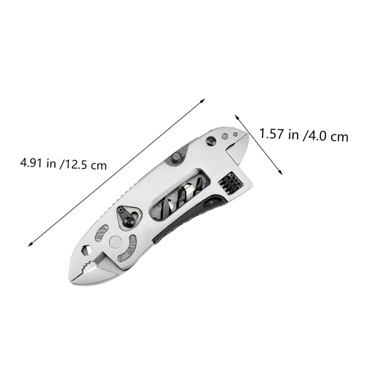Pince Multifonction en Acier Inoxydable, Lot de 2 Pièces