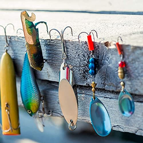 Bhina 50 Stück Drillingshaken Kohlenstoffstahl,Angelhaken Drillingshaken,Kohlenstoffstahl Angelhaken,Drillinge… – Bild 8