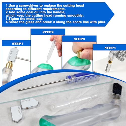 SPEEDWOX 20PCS Glass Nippers Set