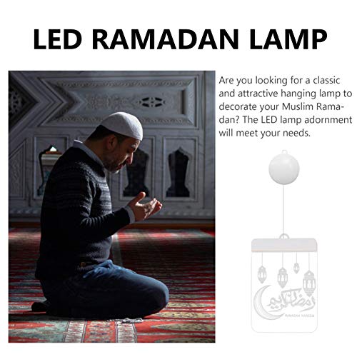 Mobestech Ramadan LEVOU Pendurado Luzes Da Noite Decorações Ramadan Muçulmano Eid Mubarak 1 Estilo O