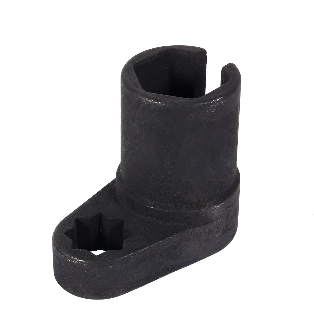Fydun Chiave per sensore dell'ossigeno Chiave universale 22 mm 1/2 '' Rimozione offset svasatore Attrezzo per chiave a bussola