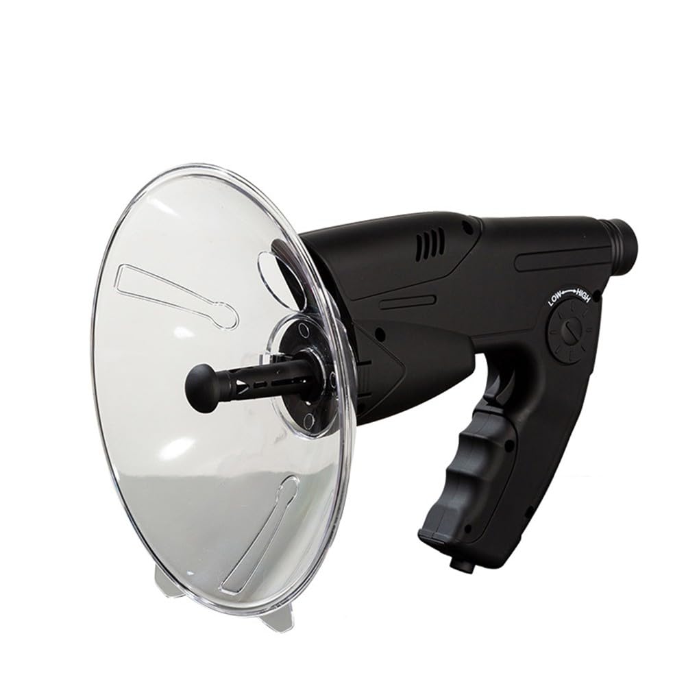 Microphone parabolique monoculaire avec amplification sonore 8X pour observer les oiseaux, appareil d'écoute de la faune en ABS