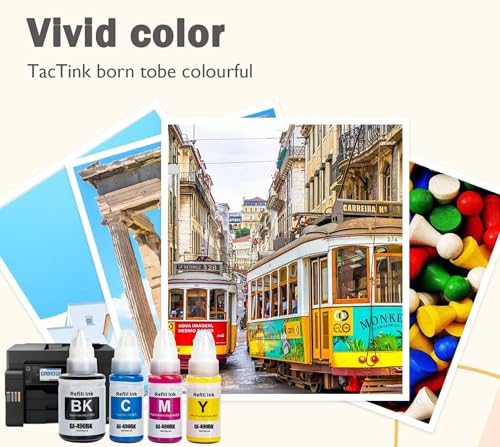 Image of ANG GI 790 Ink Refill for Canon PIXMA G1000, G1010, G1100, G2000, G2002, G2012, G2100, G3000, G3010, G3012, G3100 Printers Ink (Black, Yellow, Cyan, Magenta)