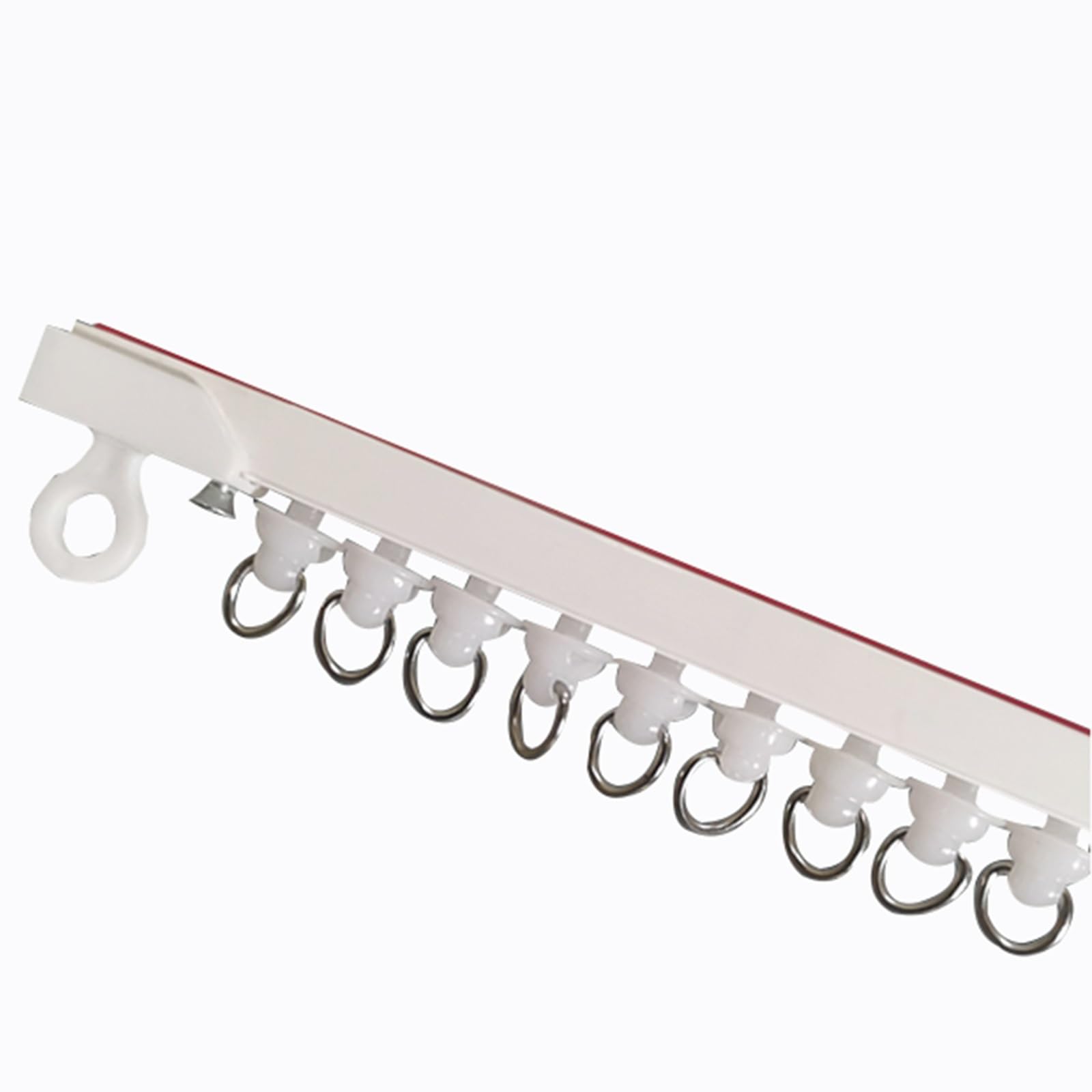 Tringle à rideaux autocollante pour une installation facile - Tringle à rideaux moderne pour salon et chambre à coucher - Solution polyvalente de décoration d'intérieur