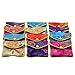 MorTime Jewellery Jewelry Silk Purse Pouch Gift Bags, Multiple Colors, Pack of 12 (Large,4
