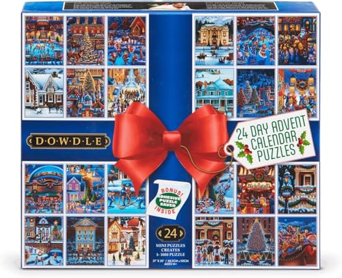 CEACO - Calendario de Adviento Eric Dowdle - 24 Puzzles Mini, Rompecabezas de 1000 piezas miniatura 2