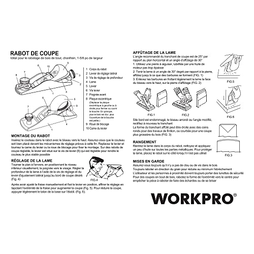 WORKPRO W052002 Block Plane