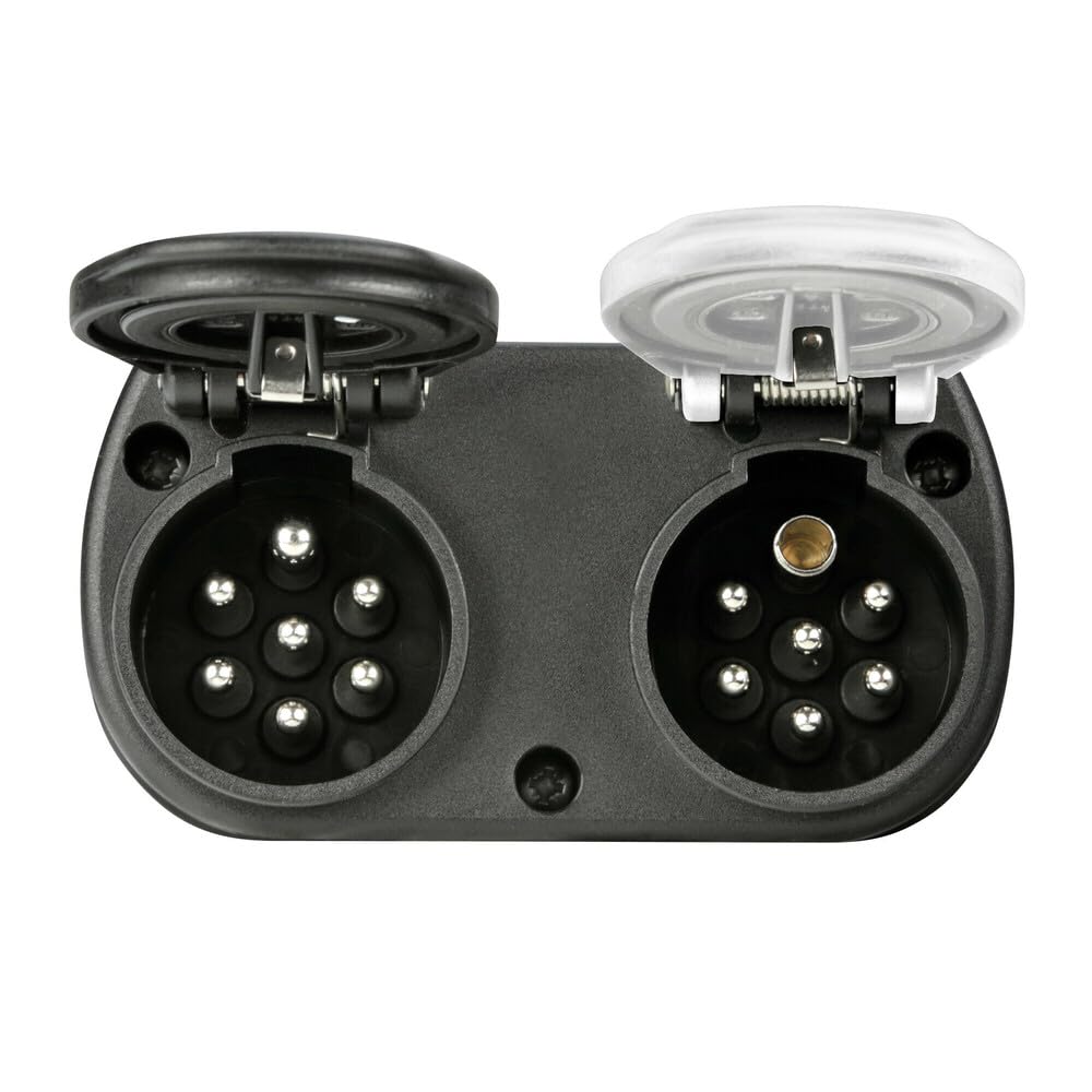 Lampa 97149 Adattatore Compatto da Spina 15 Poli a 2 Prese 7 Poli, 24V
