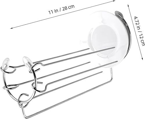 Miniatura 2 de Cabilock Pincho vertical para barbacoa de acero inoxidable, soporte para brochetas de barbacoa con 5 pinchos planos para asar