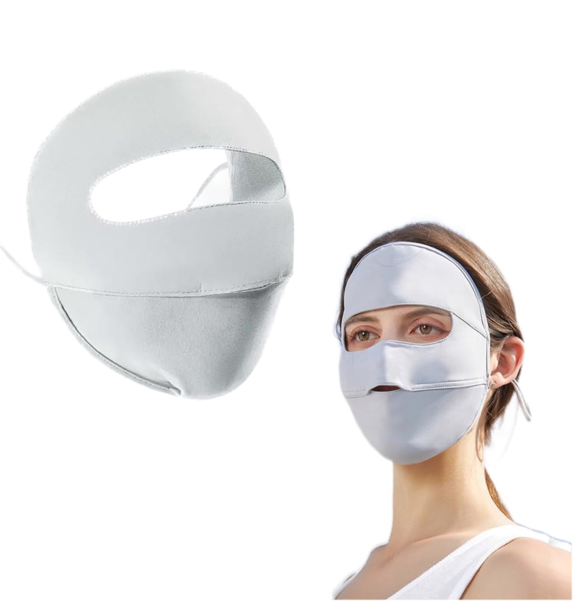 GalleryUV Full Face Mask Washable Reusable Exercise Breathable Sun Protection Golf Sports Face Mask for Women