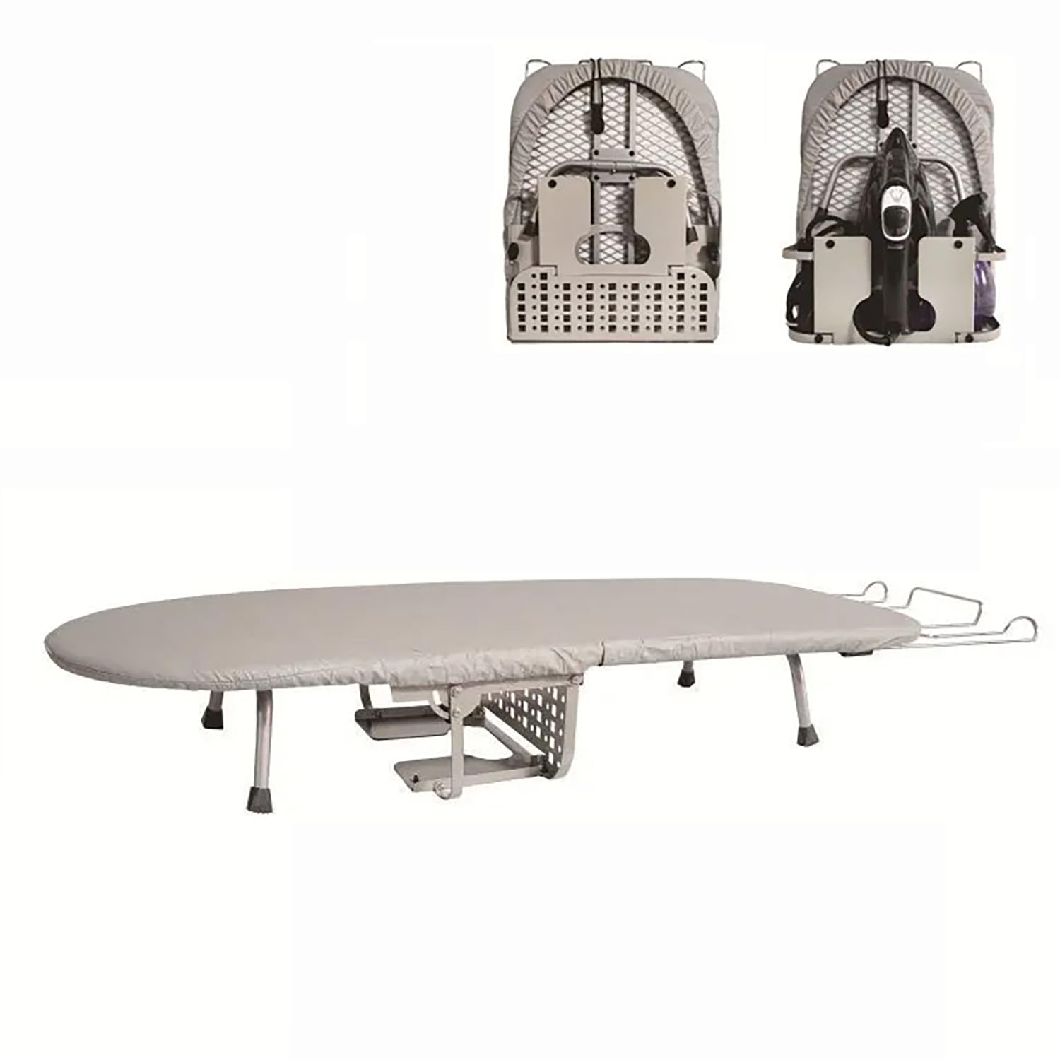 Planche à Repasser de Table Pliable, Table a Repasser Pliable, avec Repose-Fer pour Voyages et Maison, 81x30 cm