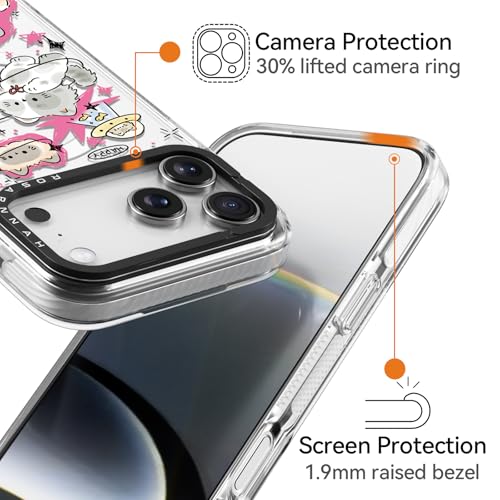 Coque iPhone 17 Pro Max durable antichoc 2 m Rosarnnah Magsafe - 4